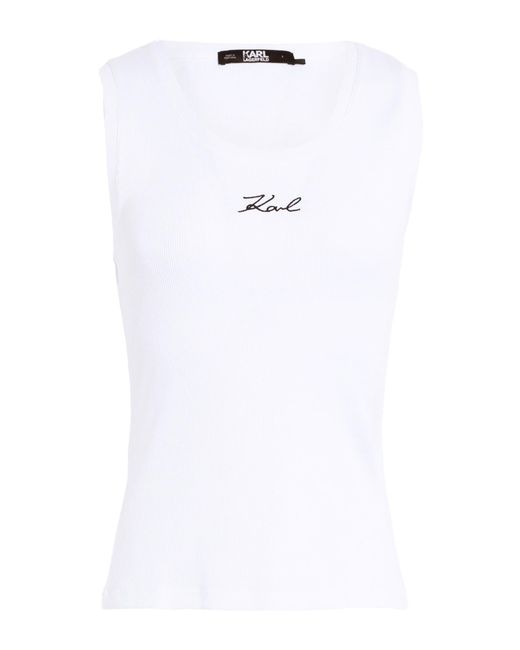 Karl Lagerfeld White Top