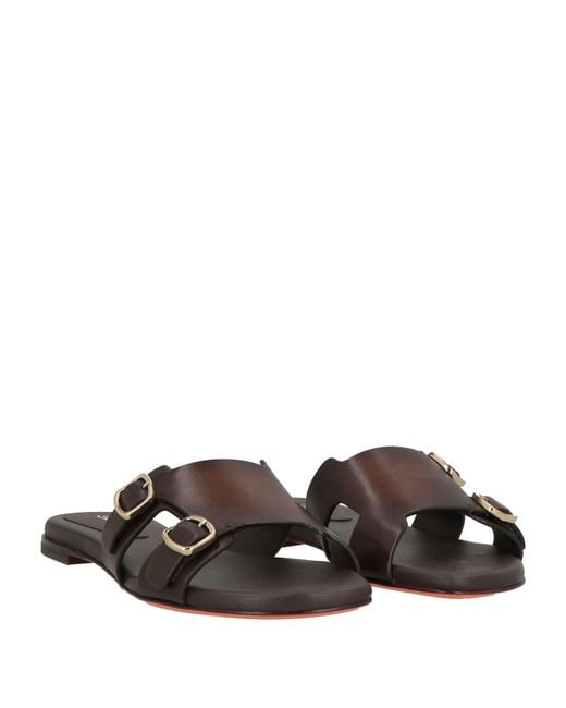 Santoni Brown Sandals