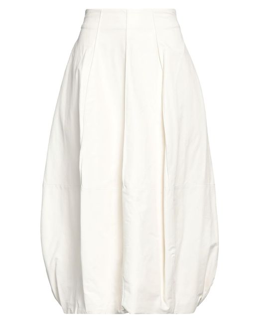 Gentry Portofino White Midi Skirt