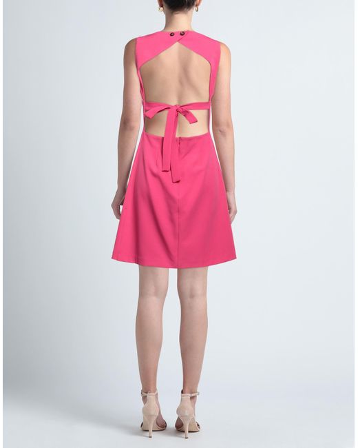 SOLOTRE Pink Mini Dress