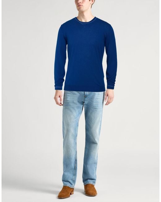 Pullover Moorer de hombre de color Blue