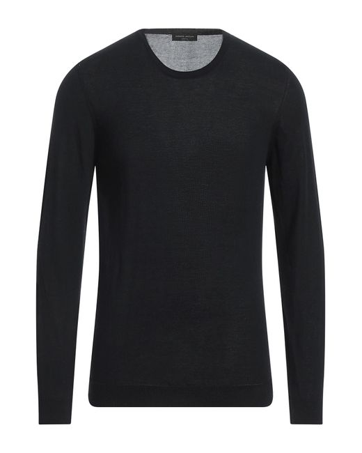 Roberto Collina Black Sweater for men