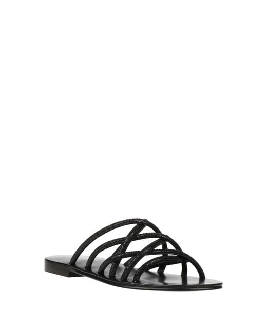 Emanuélle Vee White Sandals Textile Fibers