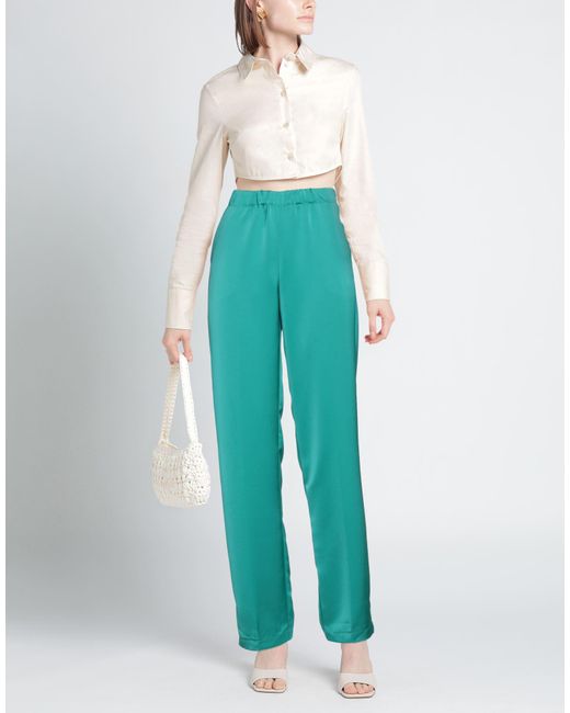Compagnia Italiana Blue Pants Polyester
