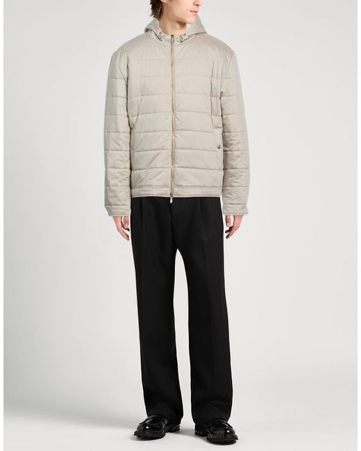 Eleventy Gray Puffer Cotton, Silk for men