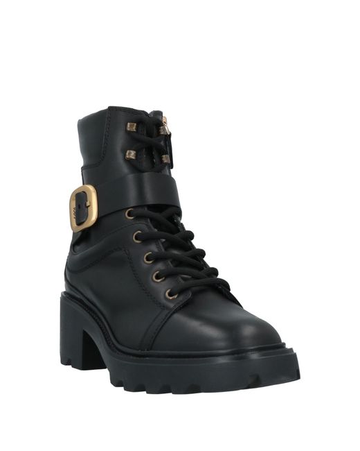 Tod's Black Ankle Boots