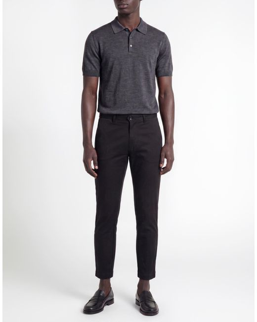 Officina 36 Black Trouser for men