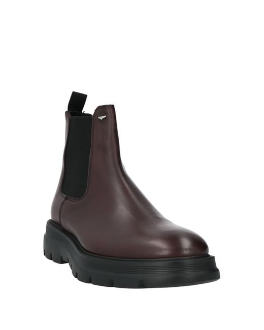 Alberto Guardiani Brown Ankle Boots for men