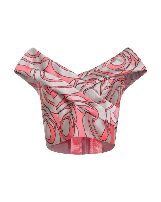 Camilla Pink Coral Top Polyester, Polyamide
