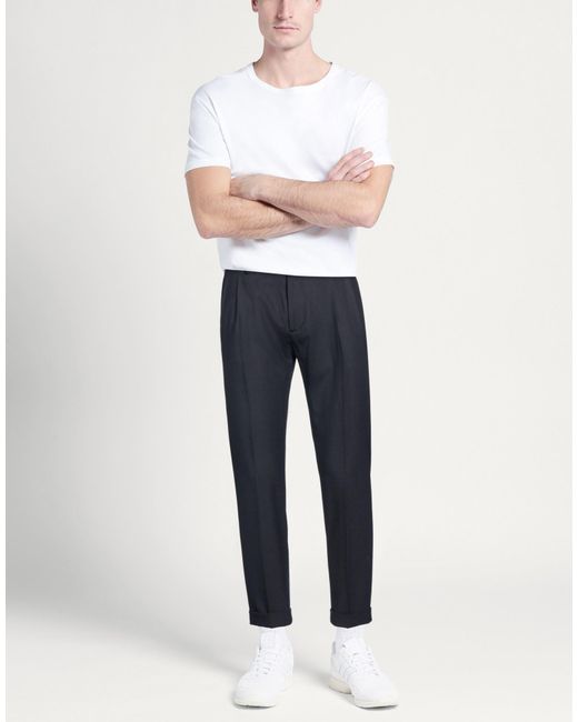 Berwich Blue Pants Polyester, Virgin Wool, Elastane for men