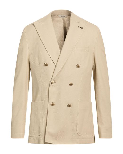 Paoloni Natural Blazer Cotton for men