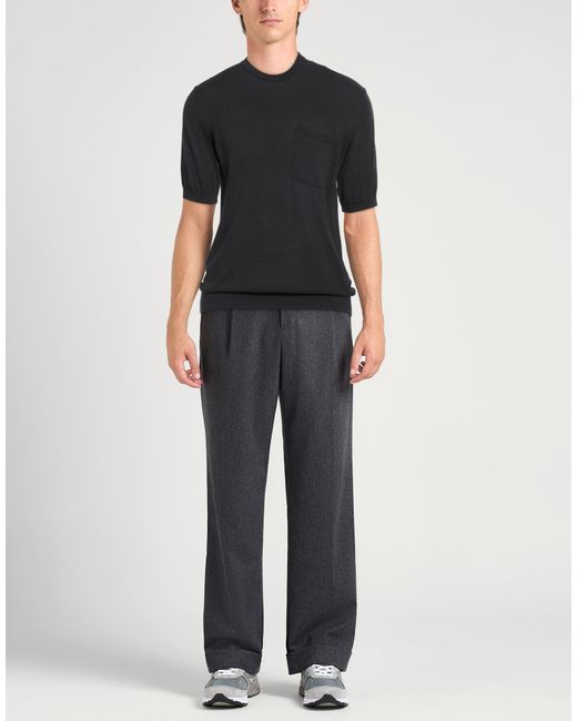 Alpha Studio Black Jumper for men