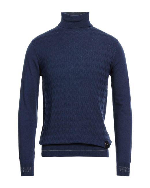 Roberto Cavalli Blue Turtlenecks for men