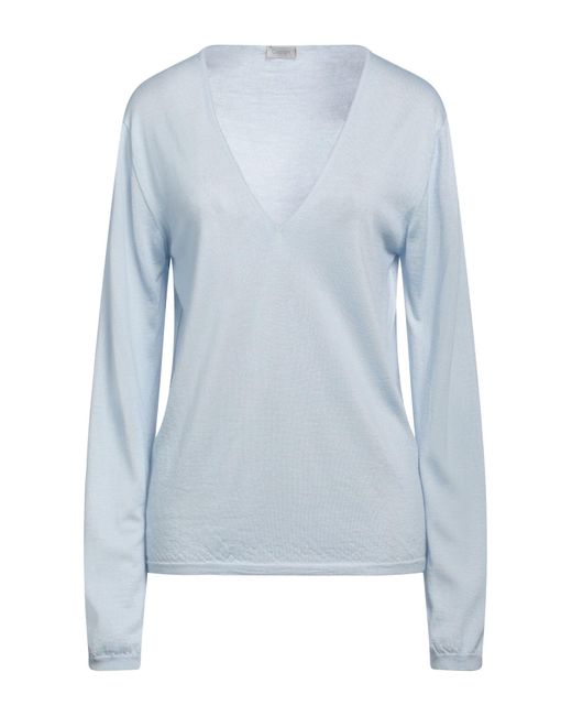 Cruciani Blue Sky Sweater Cashmere, Silk