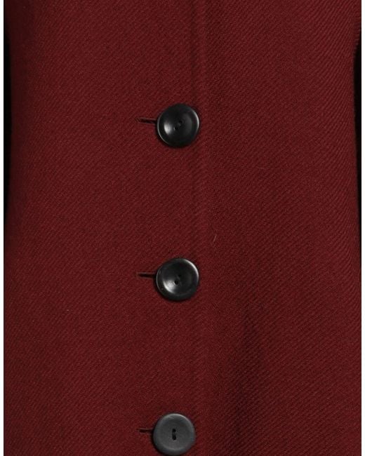 Tory Burch Red Coat Wool