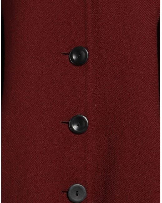 Tory Burch Red Coat Wool