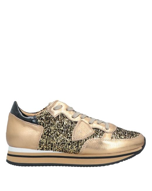 philippe model metallic sneakers