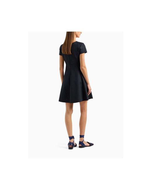 Robe courte Emporio Armani en coloris Black