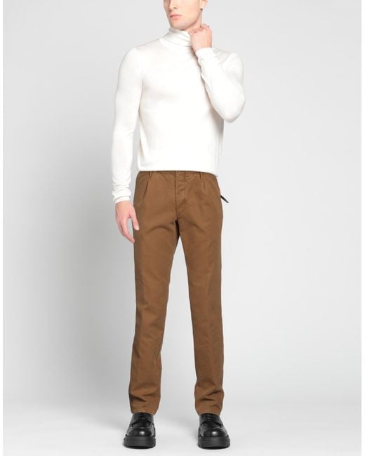 Incotex Brown Trouser for men