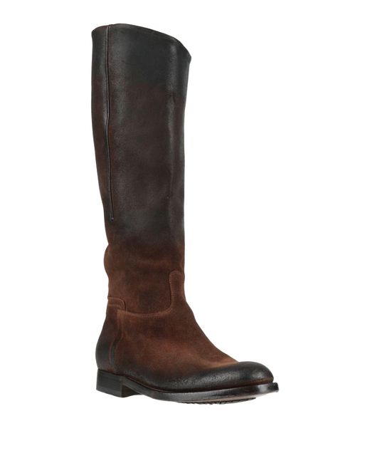 Silvano Sassetti Brown Boot Leather