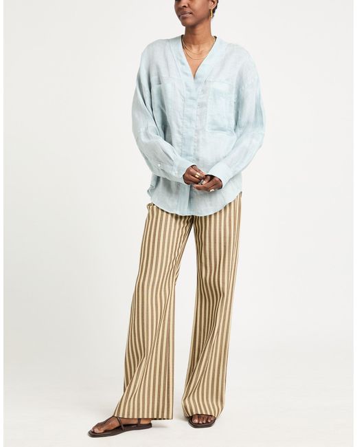 Tela Blue Top Ramie