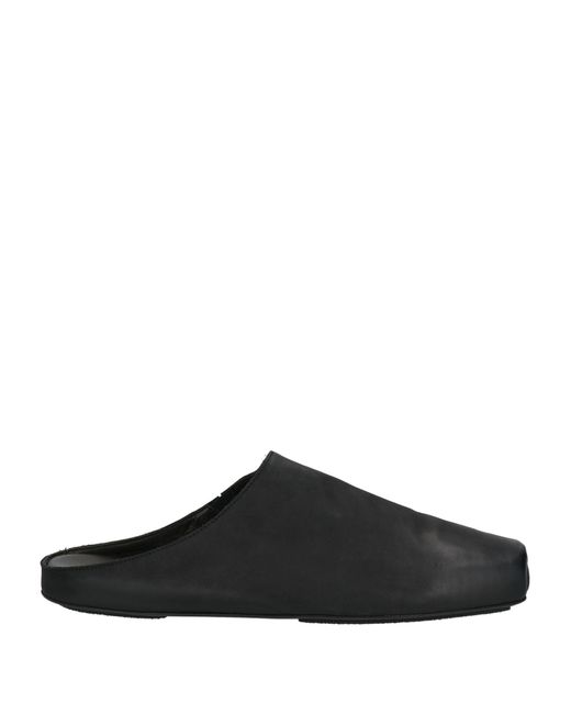 Uma Wang Black Mules & Clogs Leather for men