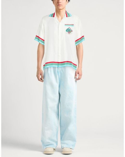 Casablanca White Shirt Silk for men
