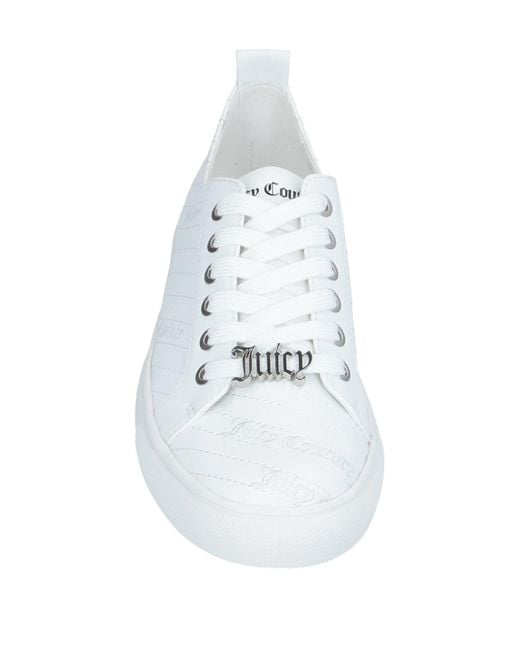 Juicy Couture White Classic Sneakers Low Top Lace Up Women's J-CHAYA 8.5  New! | eBay