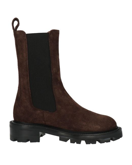 Paris Texas Brown Ankle Boots Leather