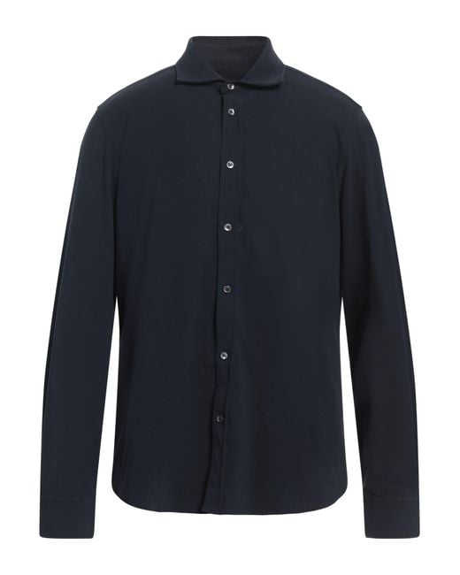 Circolo 1901 Blue Shirt Cotton, Elastane for men