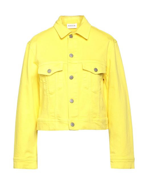 P.A.R.O.S.H. Yellow Denim Outerwear