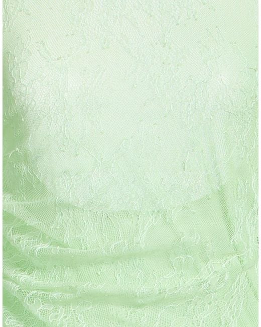 Celeste Green Light Midi Dress Polyamide
