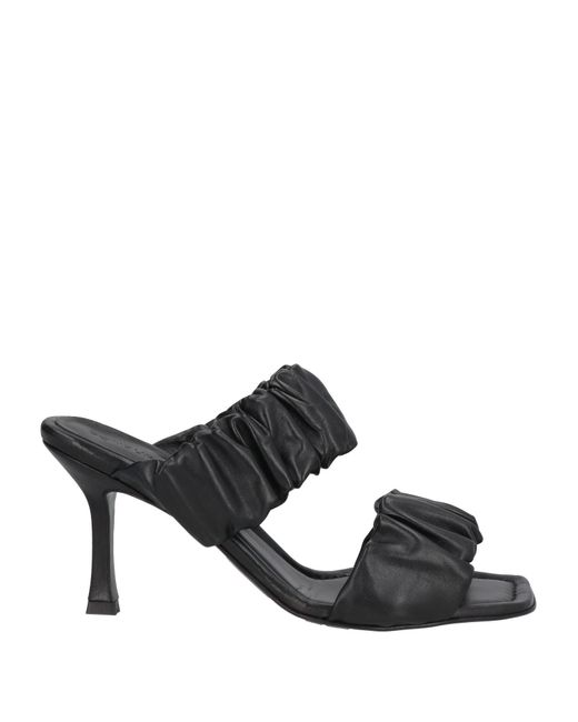 Dondup Black Sandals