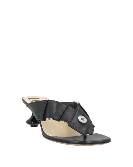 Loewe White Thong Sandal