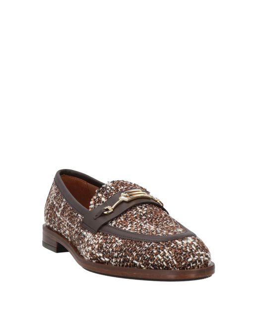 Frau Brown Loafers Textile Fibers