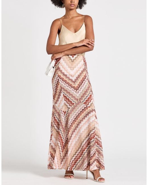Missoni Multicolor Maxi Skirt Viscose, Metallic Fiber, Polyamide