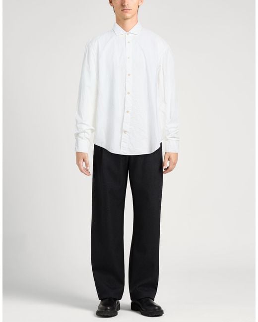 Camisa Eleventy de hombre de color White