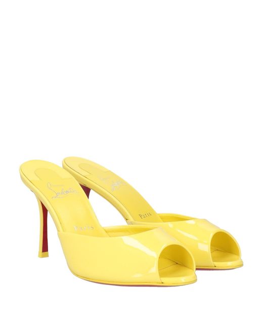 Christian Louboutin Yellow Sandals