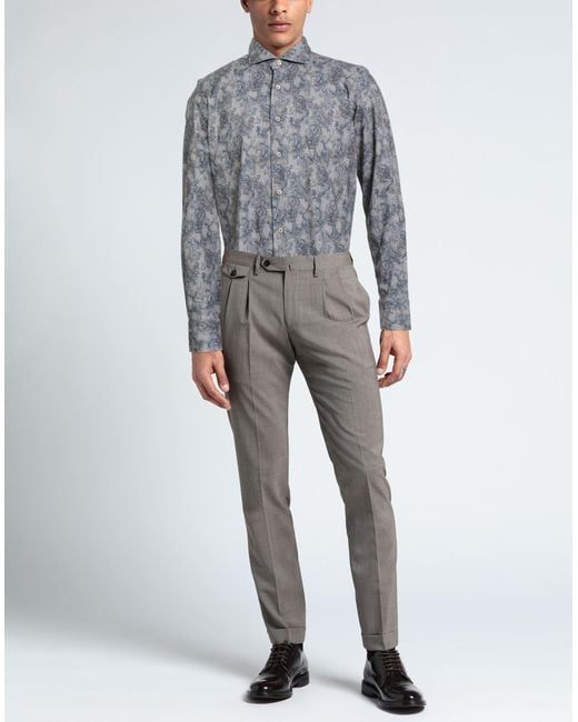 Alessandro Gherardi Blue Shirt Cotton for men