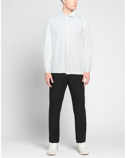 Camisa Bl'ker de hombre de color White