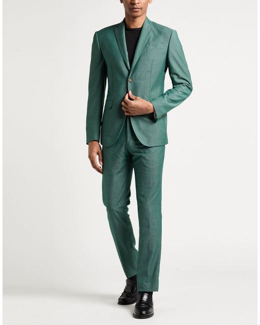 Trussardi Green Suit for men