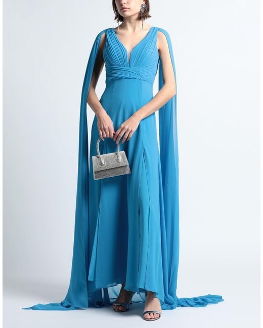 No Secrets Blue Maxi Dress