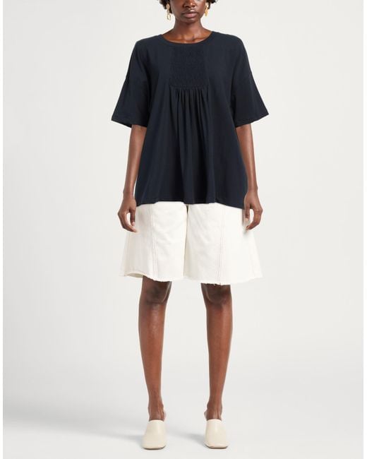 Alpha Studio Blue T-Shirt Cotton, Elastane