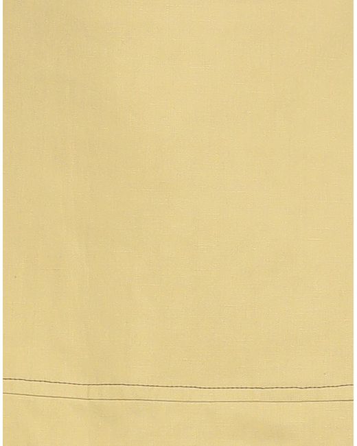 Jil Sander Yellow Midi Skirt Linen