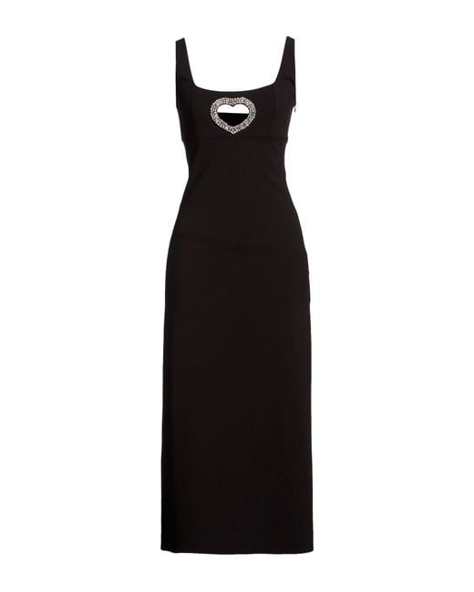 Sandro Black Midi Dress