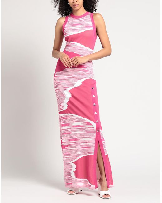 Robe longue Missoni en coloris Pink
