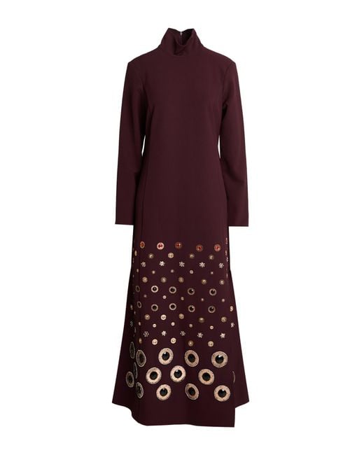 Maliparmi Purple Maxi Dresses