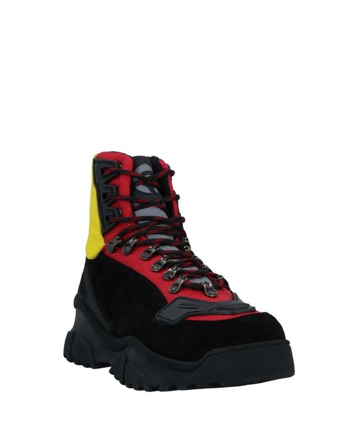 RZ STUDIO X NOOVA Black Ankle Boots Leather for men