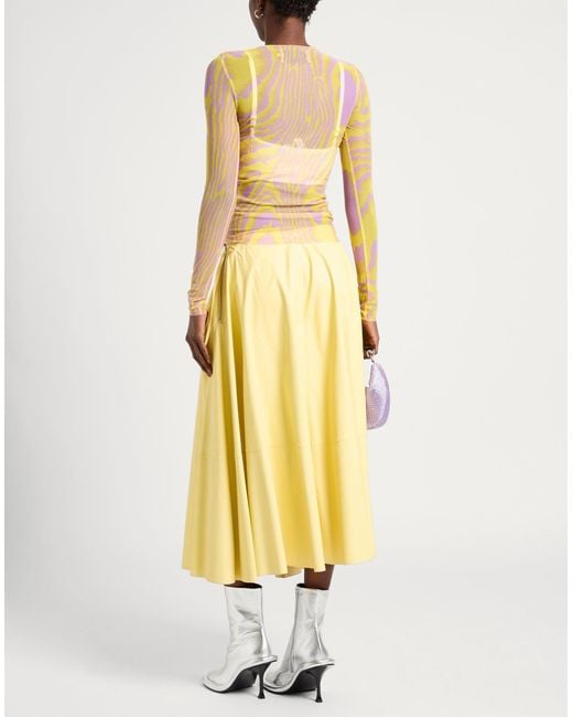 Marques'Almeida Yellow Top Recycled Polyester, Elastane