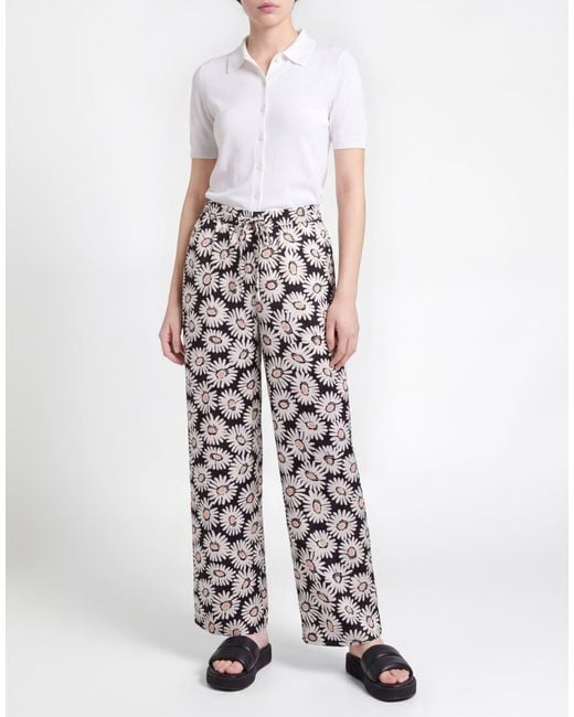 HUGO White Pants Recycled Polyester, Polyester